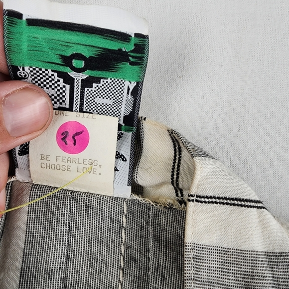 Vintage Grey Stripe Button Up Shirt Jback - Picture 4 of 6